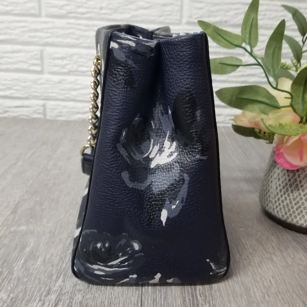 🎉HP🎉Kate Spade Briar Lane Night Rose Meena Satchel - Picture 6 of 16